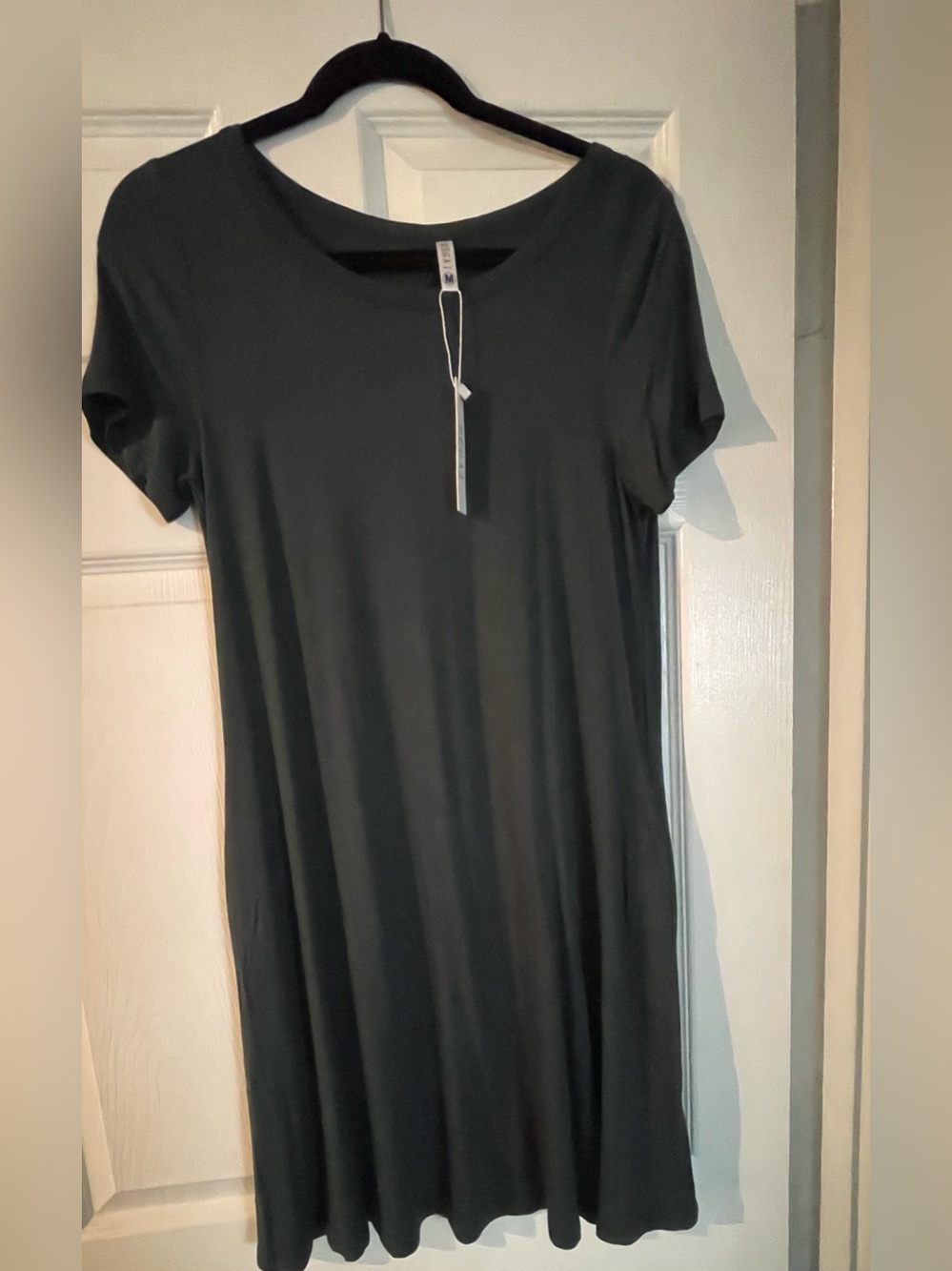 Hunter Green Tee Swing Dress